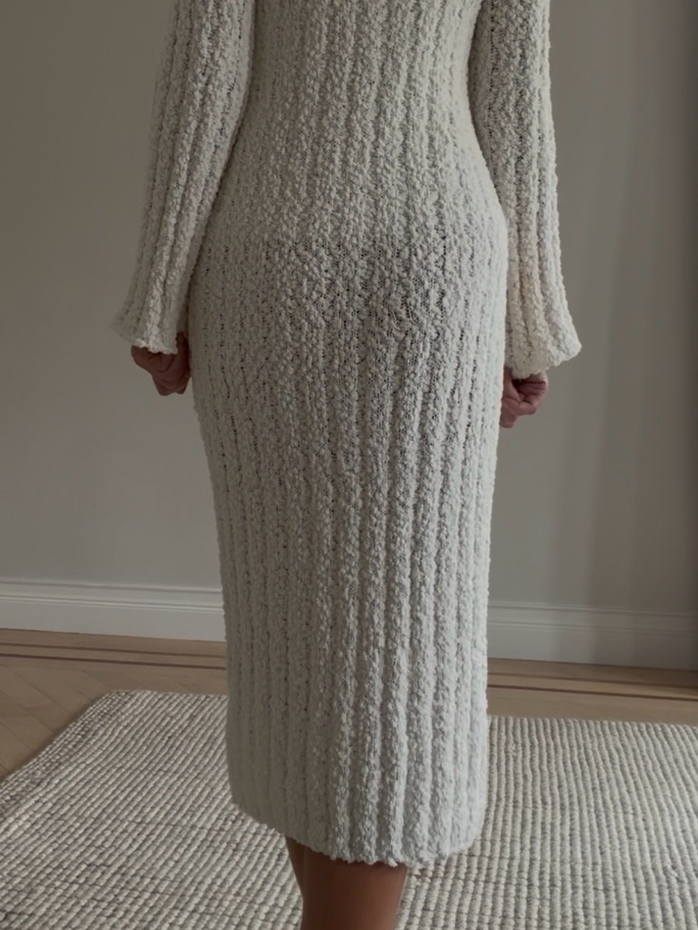 H&M women knit cozy comfortable beach dress